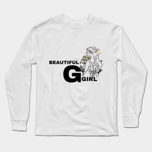 Beautiful girl Long Sleeve T-Shirt